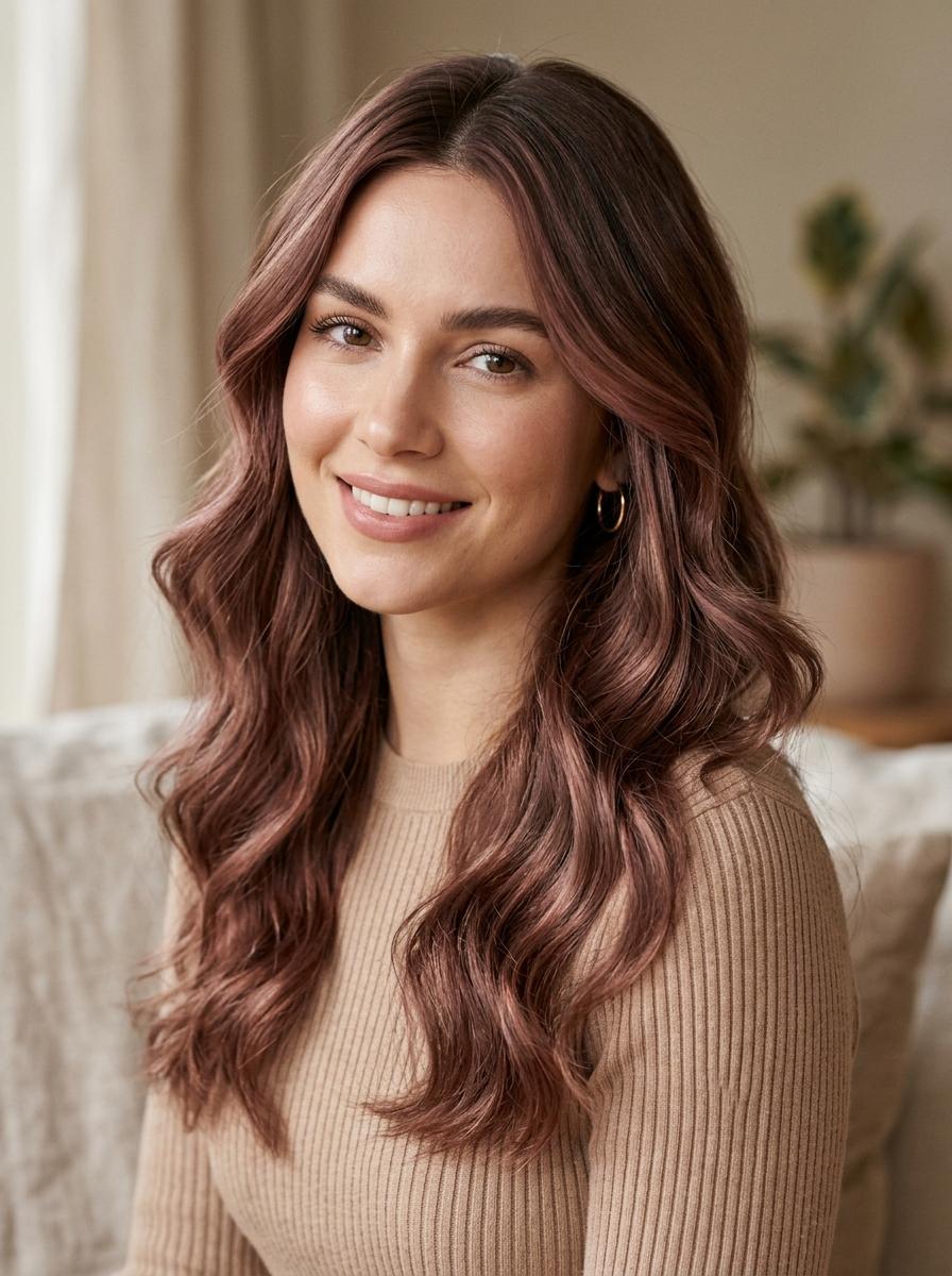 Rose Brown - Haarfarben Idee